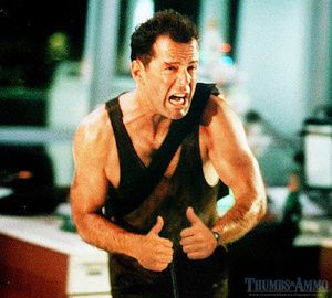 Who has two thumbs and loves storyboards now? John McClane